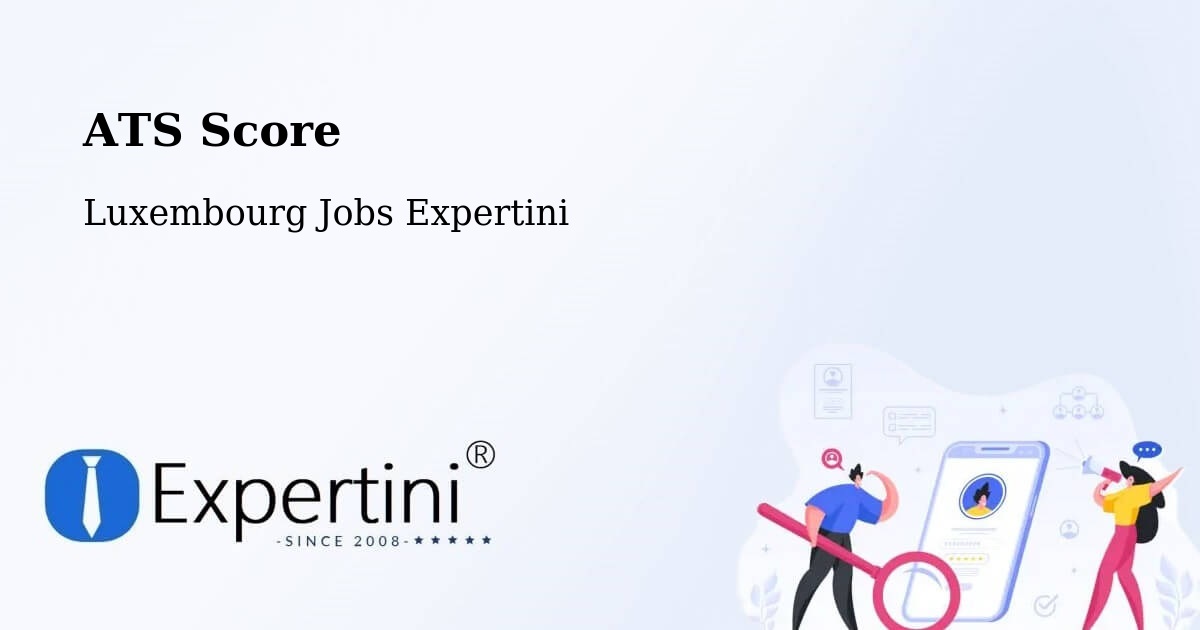 Resume ATS Score & Job Description Match Tool – Warken - Luxembourg Jobs Expertini